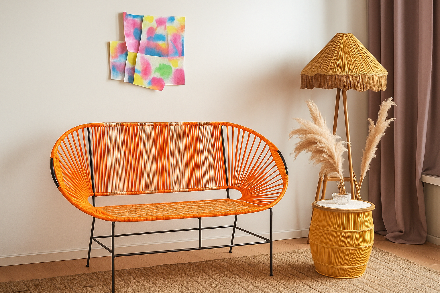 Sofa Arjano Sol Caribe artesanal
