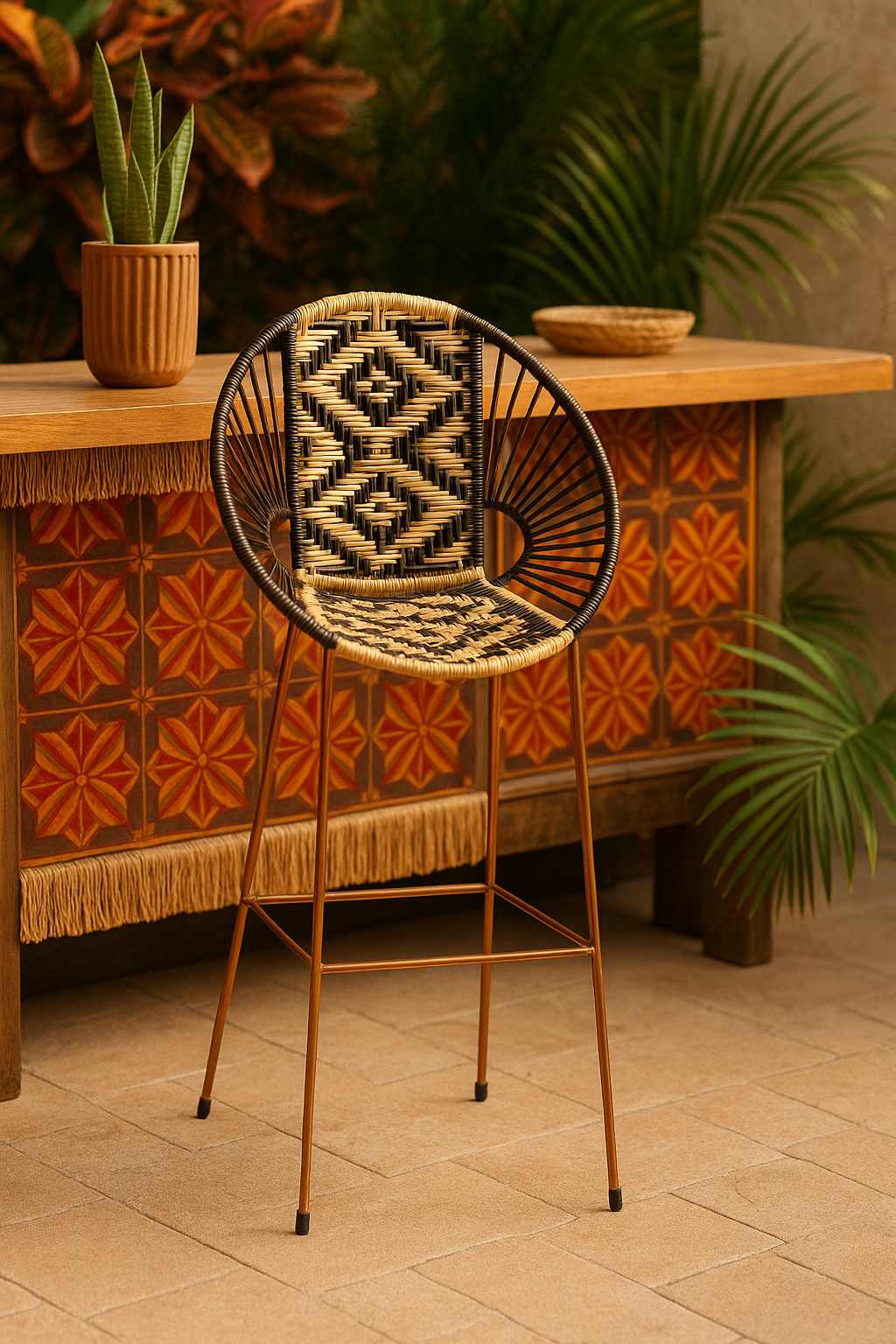 Banca Nuqui Mangle Oscuro artesanal